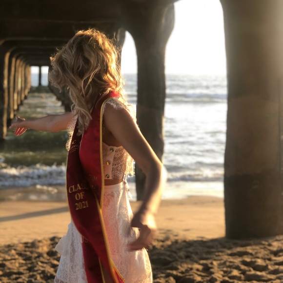 FOR LOVE AND LEMONS | Tati Pinafore Lace Dress - Picture 6 of 8